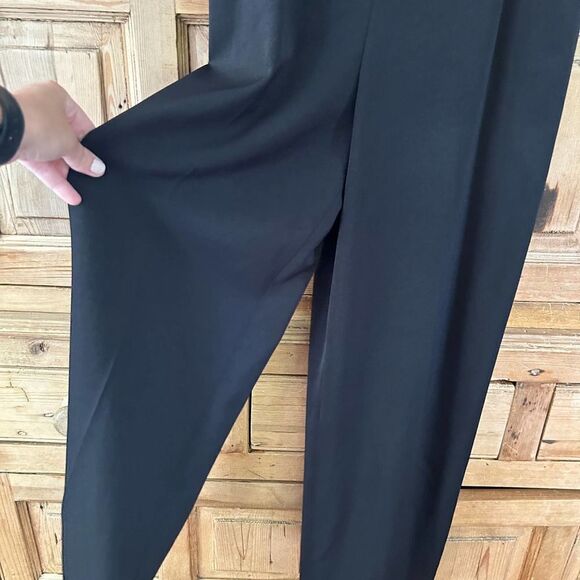 Club Monaco Ralph Lauren 2 Black Tie Back Romper Jumpsuit Tank Sleeveless - Picture 4 of 11